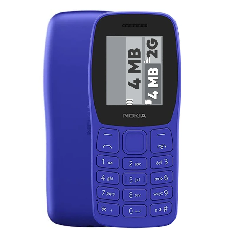 گوشی موبایل نوکیا 2024 105 مدل TA-1416 DS طرح کلاسیک مونتاژ ایران (تحت لیسانس برند نوکیا)
