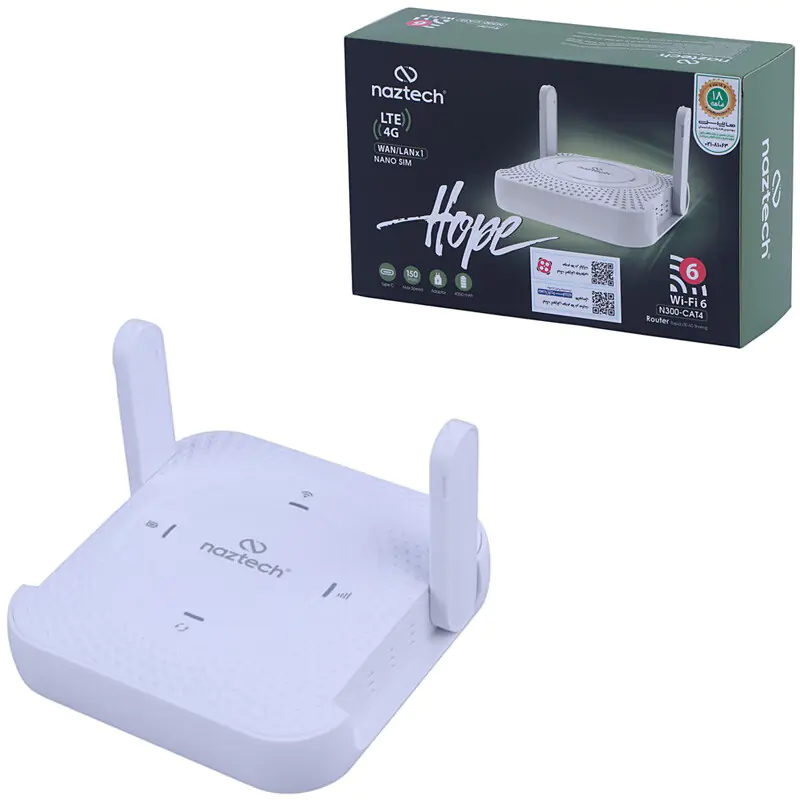 مودم 4G LTE رومیزی و همراه نزتک مدل HOPE