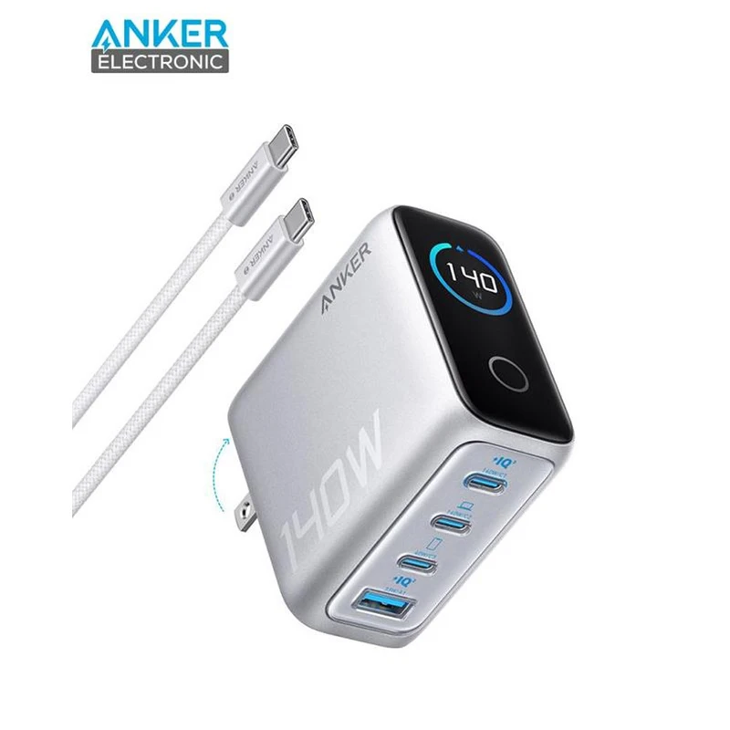 شارژر دیواری 140 وات انکر مدل A2697 به همراه کابل USB-C