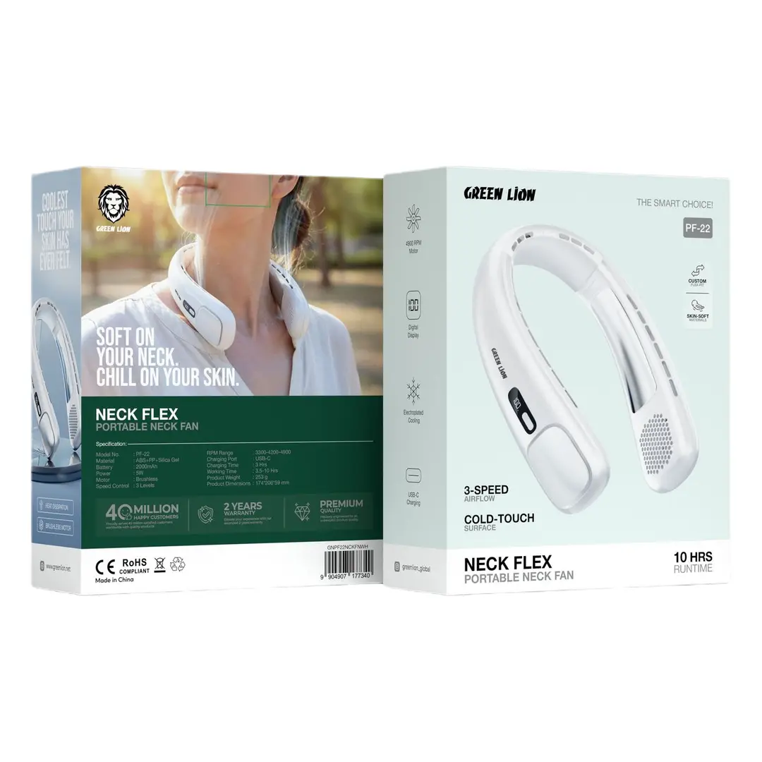 پنکه گردنی شارژی گرین لاین Neck Flex مدل PF-22