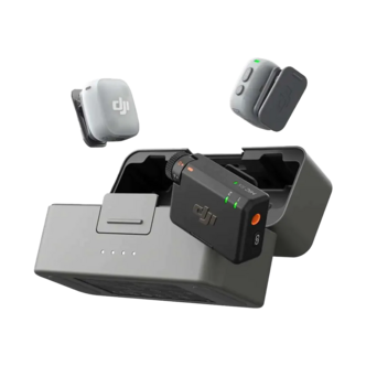 میکروفن یقه‌ای بی سیم دی جی آی مدل Mic Mini 2 Combo دو کاربره