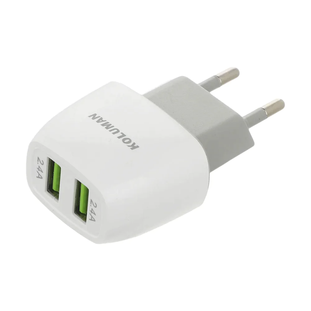 شارژر دیواری کلومن مدل KC-H805 به‌همراه کابل microusb