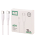 کابل کوتاه تایپ سی فست شارژ 60 وات ارلدام EC-163C-C طول 25 سانتی متر