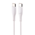 کابل کوتاه تایپ سی فست شارژ 60 وات ارلدام EC-163C-C طول 25 سانتی متر