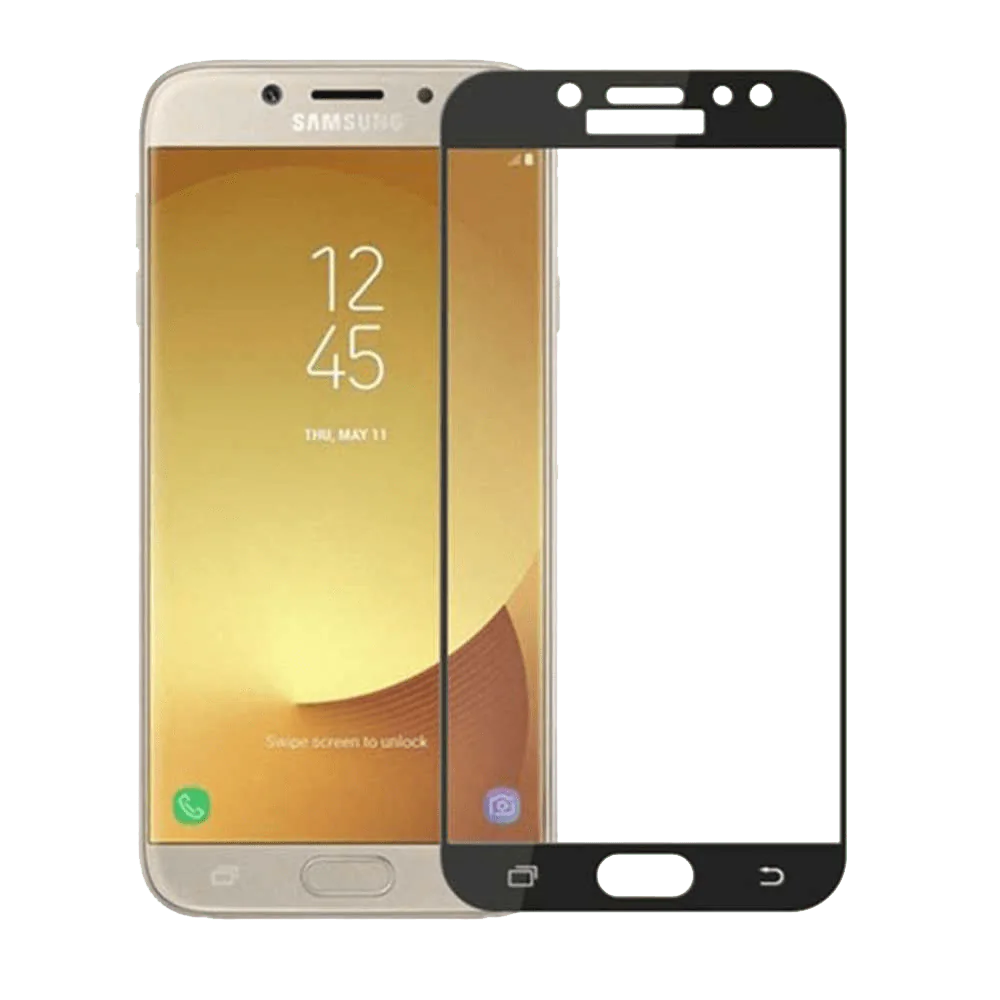 Samsung Galaxy J5 Pro Full Caver Glass Screen Protector Seven